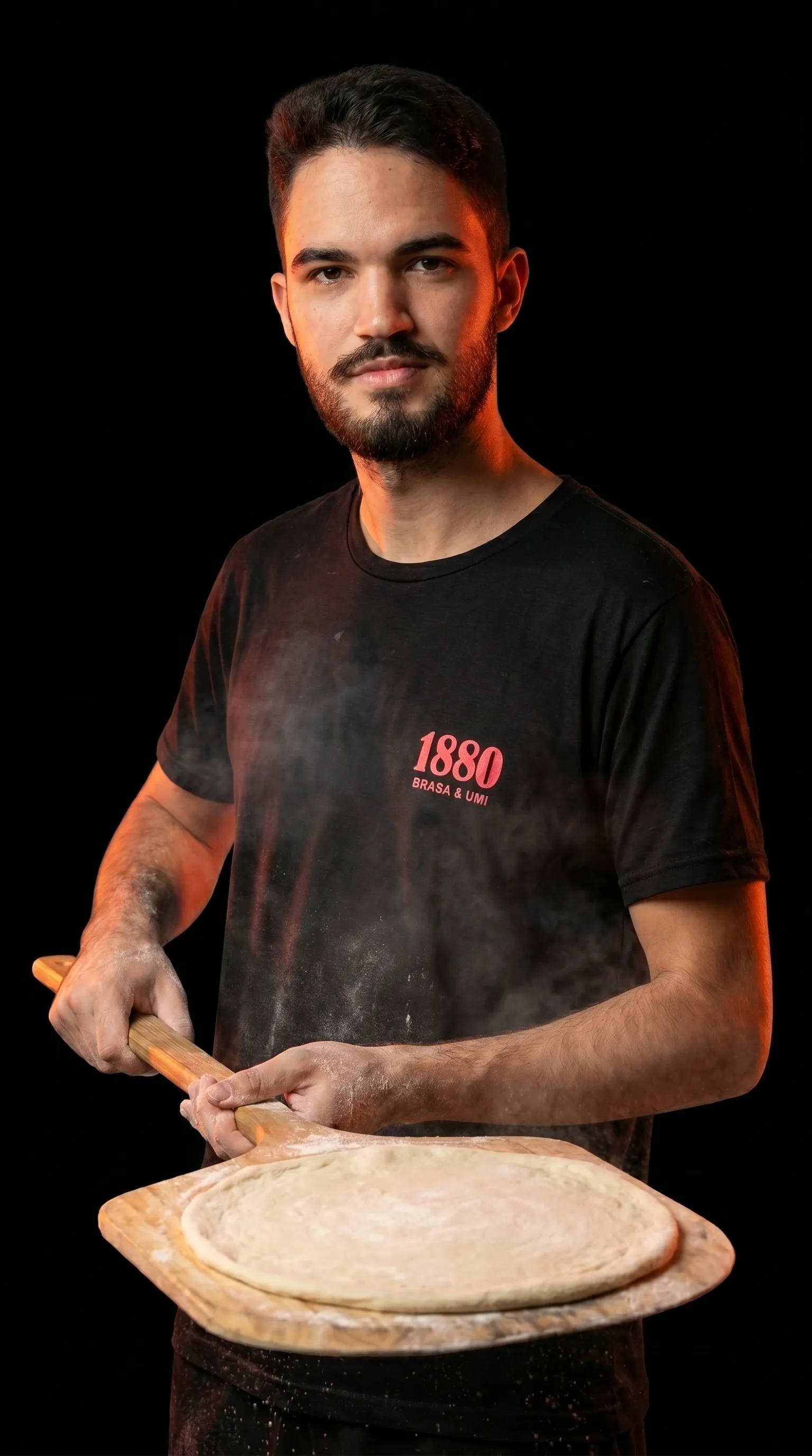 Chefe da pizzaria